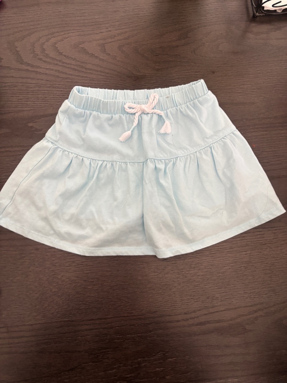 Light Blue Girls' Skirted Shorts - Brand Not Visible